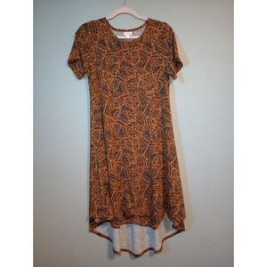 LulaRoe- High Low T-shirt Dress- Geometric Print- Size Small